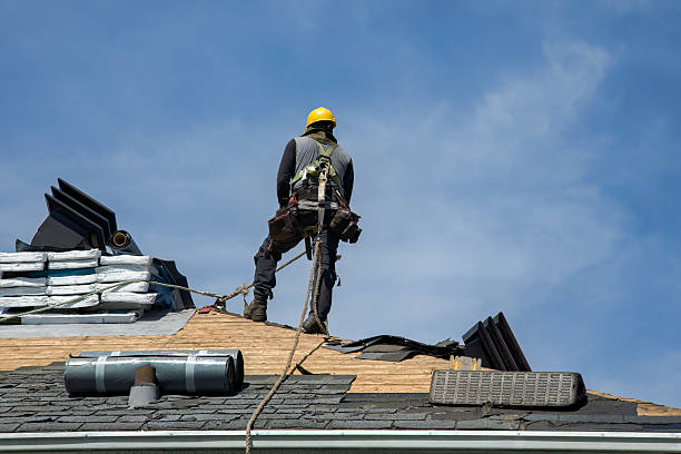 Professional Roofing technician working in Grover, NC